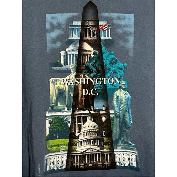 Vintage 90s Washington DC Tee - Picture 2 of 5